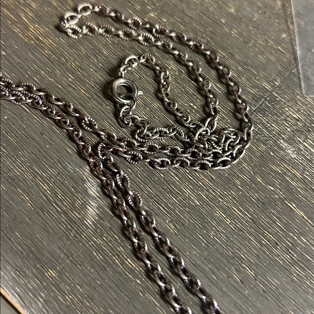 Sterling Silver Celtic Snake Pendant on Stainless 24 inch chain - Picture 3 of 3